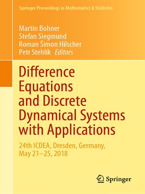 cover image of Difference Equations and Discrete Dynamical Systems with Applications